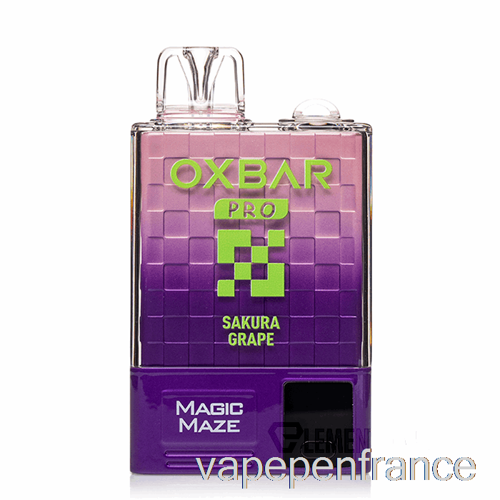Oxbar Magic Maze Pro 10000 Stylo Jetable à Vape De Raisin Sakura